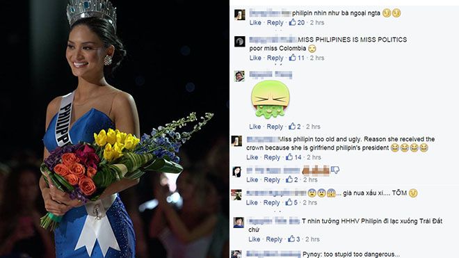 'Trẻ trâu' Việt sang tận Fanpage Miss Universe tấn công HHHV