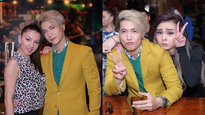 S.T 'cực ngầu', tham dự họp báo phim cùng bạn nhảy