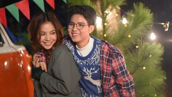 Vũ Cát Tường tình tứ với bạn diễn nữ trong MV mới