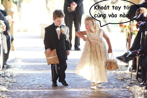 Thích thú với bộ ảnh trẻ em 'siêu đáng yêu' tỏa sáng giữa tiệc cưới