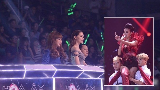 Clip: Hồ Ngọc Hà lạnh lùng, né ống kính trước màn trình diễn của Maya