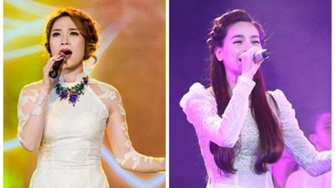 Những màn trình diễn duyên dáng với áo dài Mỹ Tâm và Hồ Ngọc Hà