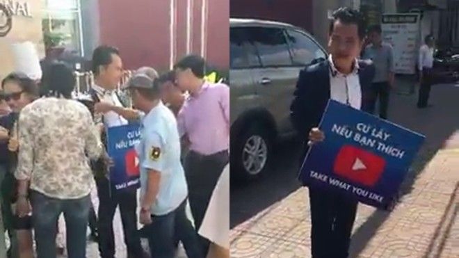 Chàng thanh niên Sài Gòn dán đầy tiền lên áo và… mời mọi người lấy thoải mái
