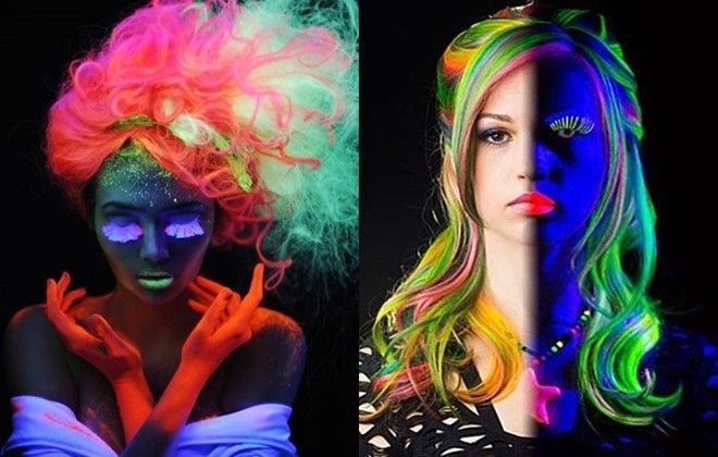 Trào lưu 'nhuộm tóc dạ quang' của các cô nàng sành điệu