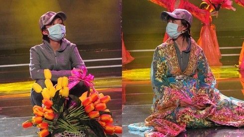 Thu Trang bơ phờ vì bệnh nặng trên sàn tập 'Tài tử tranh tài'