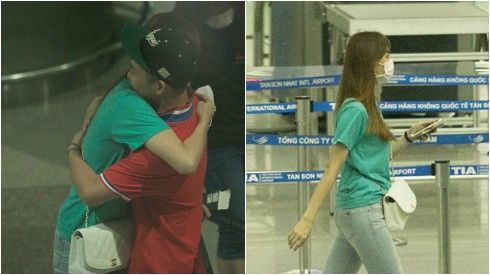 Tiến Đạt ôm chặt, tiễn Hari Won về Hàn Quốc giữa tâm bão dư luận