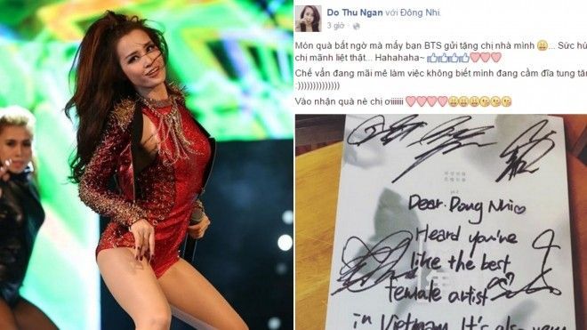 Fan hâm mộ 'rần rần' khi nhóm BTS bất ngờ tặng quà cho Đông Nhi