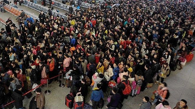 Loạt ảnh: Trung Quốc lập kỷ lục thế giới với 3 tỷ lượt người về quê ăn Tết