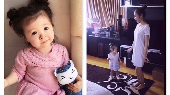 Clip: Elly Trần tập nhảy siêu đáng yêu cùng con gái