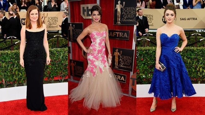 Muôn vàn kiểu đầm cup ngực tại SAG Awards 2016