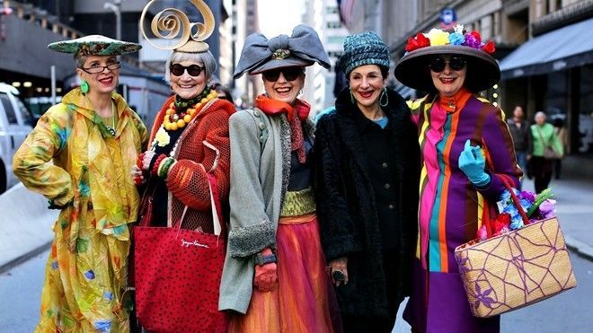 Streetstyle cực chất của những fashionista 'bô lão'