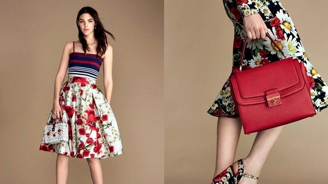 Sắc hoa bung nở trong BST mới của Dolce & Gabbana