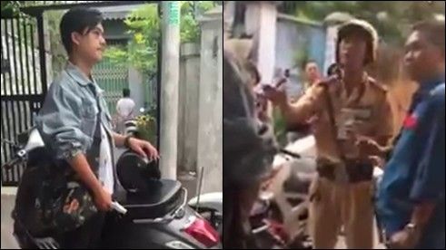 Bài học bất ngờ cho các 'thanh niên cứng' thích thể hiện trước CSGT