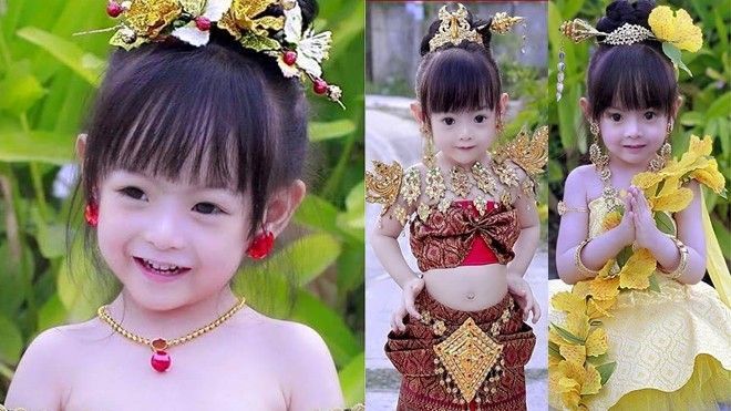 Không thể rời mắt trước nhan sắc 'vạn người mê' của mỹ nữ nhí Thái Lan