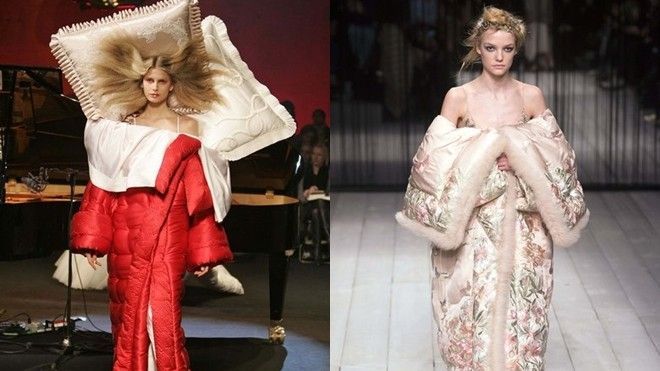 Lạ lẫm với xu hướng thời trang 'chăn cuốn'