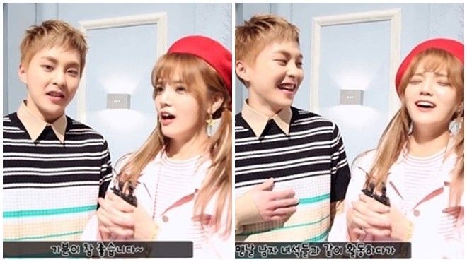 Cặp đôi ‘song Min’ của EXO và AOA cực dễ thương trong dự án song ca 'không ai ngờ'