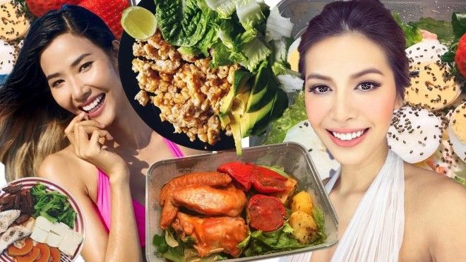 Ăn gì để có thân hình chuẩn như Minh Tú, Hoàng Thùy?