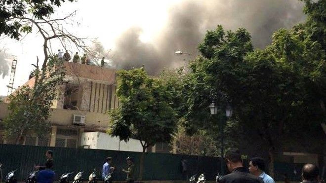 Cung thiếu nhi Hà Nội xảy ra cháy lớn