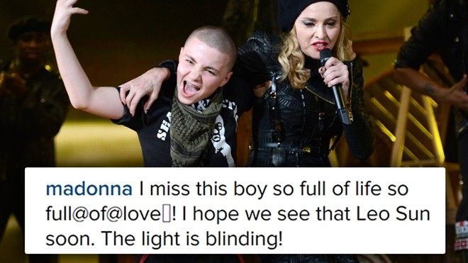 Madonna nấc nghẹn vì con trai: 'Không có thứ tình yêu nào mạnh mẽ hơn của mẹ dành cho con'