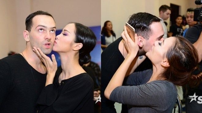 Vũ Ngọc Anh, Hồng Quế, Khánh My ôm hôn thắm thiết bạn nhảy của Ninh Dương Lan Ngọc