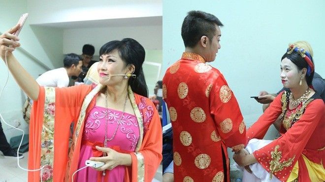 Phương Thanh 'tự sướng' hết mình, Minh Nhí 'cưa cẩm' mỹ nhân Hải Triều