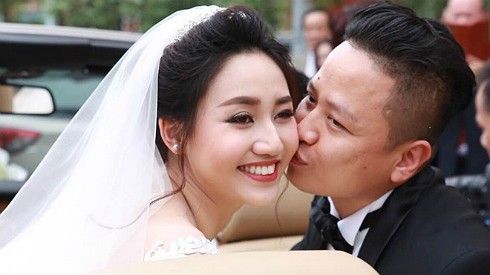 Á hậu Trà My được rước dâu bằng dàn xe sang