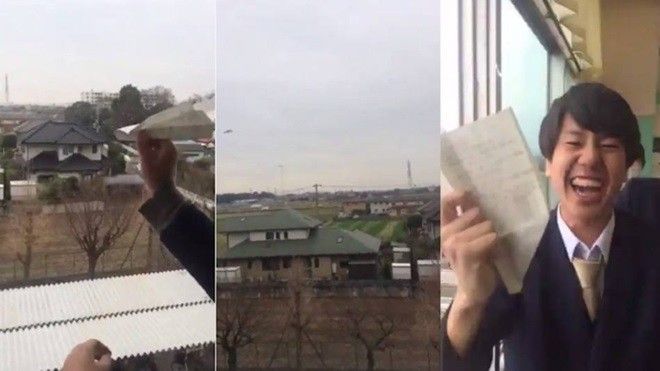 Trò tinh nghịch của nam sinh Nhật khiến giáo viên nào cũng phải tự hào