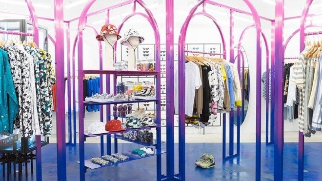 5 concept fashion store đầy màu sắc tại New York