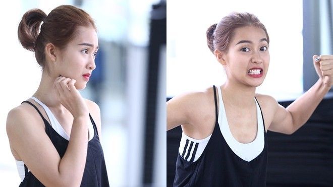 Khả Ngân từ ngây thơ đến 'điên dại' vì quên bài trên sàn tập