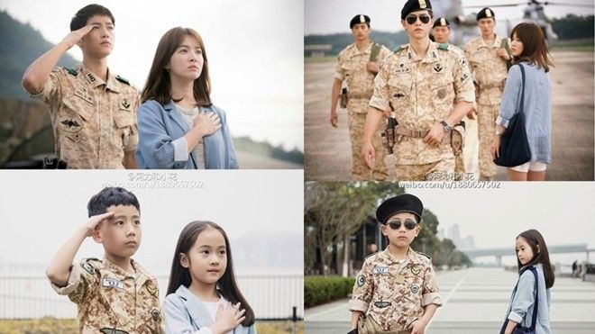 'Hậu duệ mặt trời' phiên bản nhí Trung Quốc siêu dễ thương