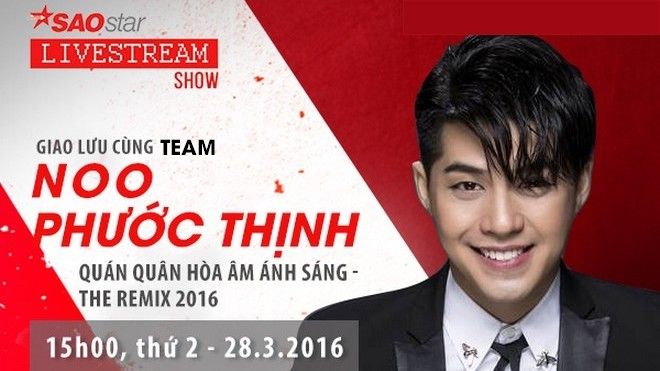 15h chiều nay, quán quân Noo Phước Thịnh sẽ có hẹn với độc giả Saostar!