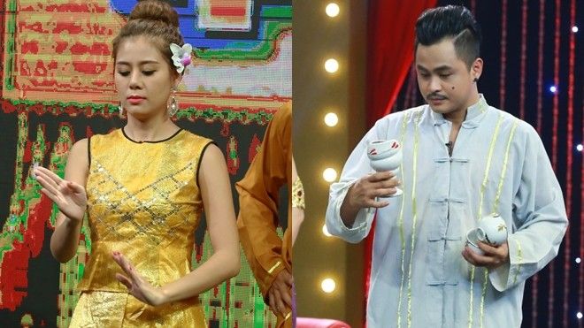 Nam Thư tự nhận hát rất tệ, La Thành múa ly làm bể đạo cụ