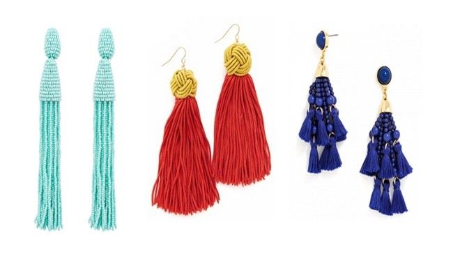 Cả tuần siêu xinh với combo khuyên tai tua rua 7 màu