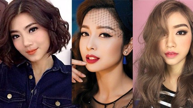 Jennifer Phạm đẹp rụng rời với cat-eye, VJ Phương Linh lung linh bên son tông cam