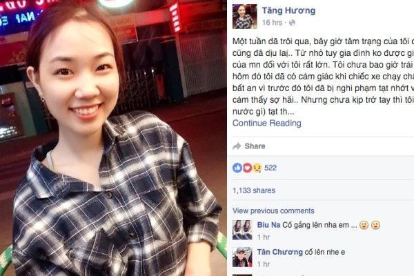 Bức thư đầy lạc quan gửi cộng đồng mạng của nữ sinh Sài Gòn bị tạt a xít