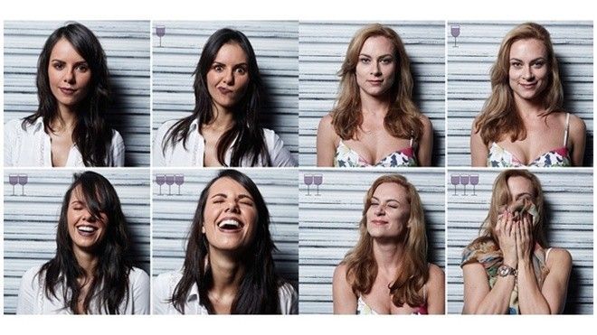 Vẻ ngớ ngẩn đáng yêu của các cô nàng sau khi cạn 1, 2, 3 chén