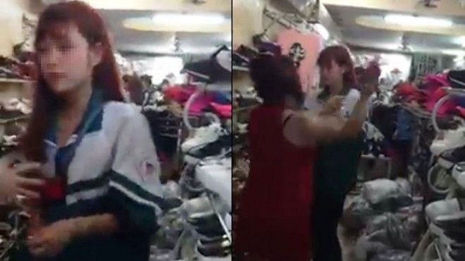 Thiếu nữ xinh đẹp suýt bị 'lột đồ' vì dám ngang nhiên ăn trộm
