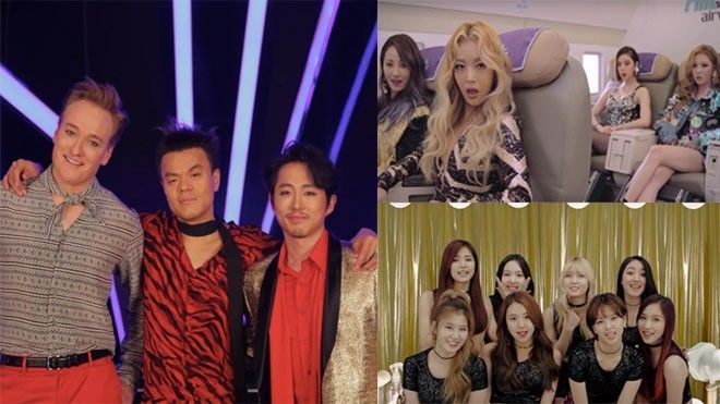 ‘Bùng cháy’ với MV rợp trời sao của ông trùm JYP