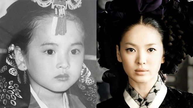 Vẻ đẹp 'sắc nước hương trời' của Song Hye Kyo đã có từ thuở bé