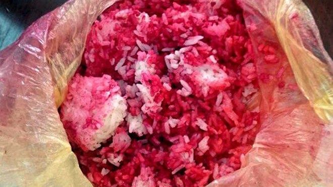 Bà Rịa - Vũng Tàu xuất hiện gạo nấu thành cơm 'đỏ, hồng'