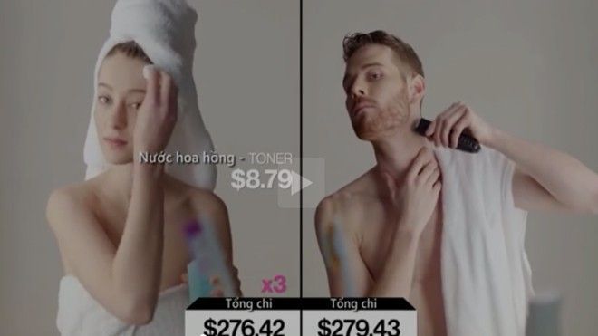 Phụ nữ đã chi tiền làm đẹp gấp ba lần nam giới như thế nào?