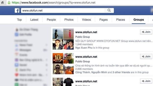 Group Otofun với hơn 180.000 thành viên 'biến mất' khỏi Facebook