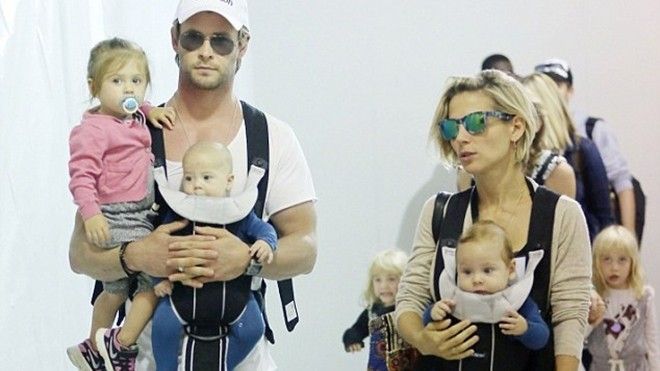 Ngắm nghía ba nhóc tỳ đáng yêu nhà 'thần sấm' Chris Hemsworth