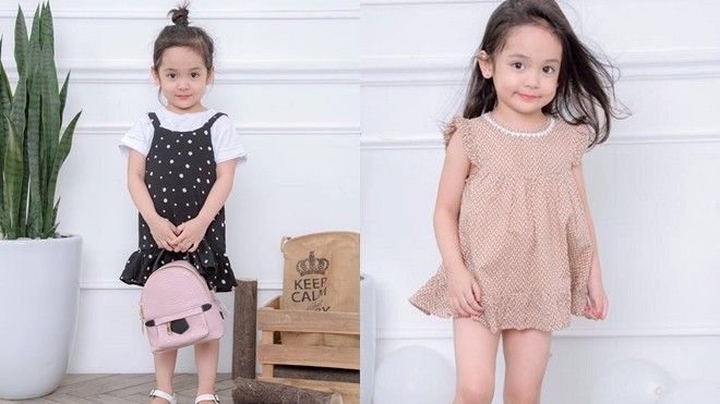 Hút hồn với mẫu nhí 4 tuổi như thiên thần