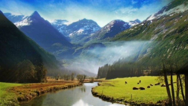 Ngỡ ngàng lạc chân tránh 'nóng' khi đến những thung lũng đẹp nhất thế giới