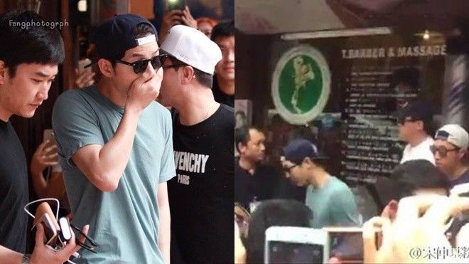 Song Joong Ki đỏ bừng mặt vì bị tóm ảnh từ quán massage