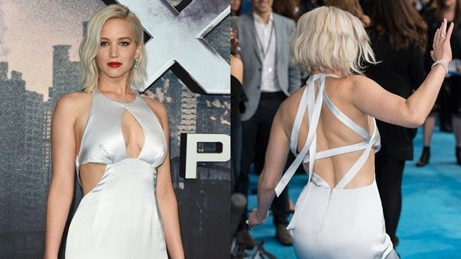 Nàng Mystique lại suýt… vấp ngã trong buổi ra mắt phim 'X-men: Apocalypse'