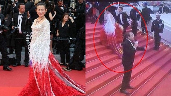 Năm nào cũng có: Sao Hoa 'câu giờ', tạo dáng quá lố và… bị đuổi khỏi thảm đỏ Cannes
