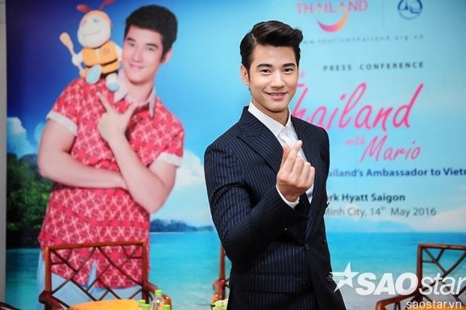 Đại sứ du lịch 'đẹp trai nhất Thái Lan' Mario Maurer gây ấn tượng với sự thân thiện