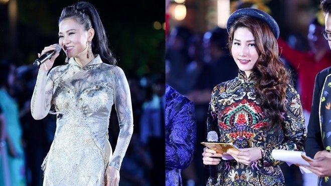 Thu Minh, Diễm My 9X và dàn sao bay bổng cùng tà áo dài trên thảm đỏ